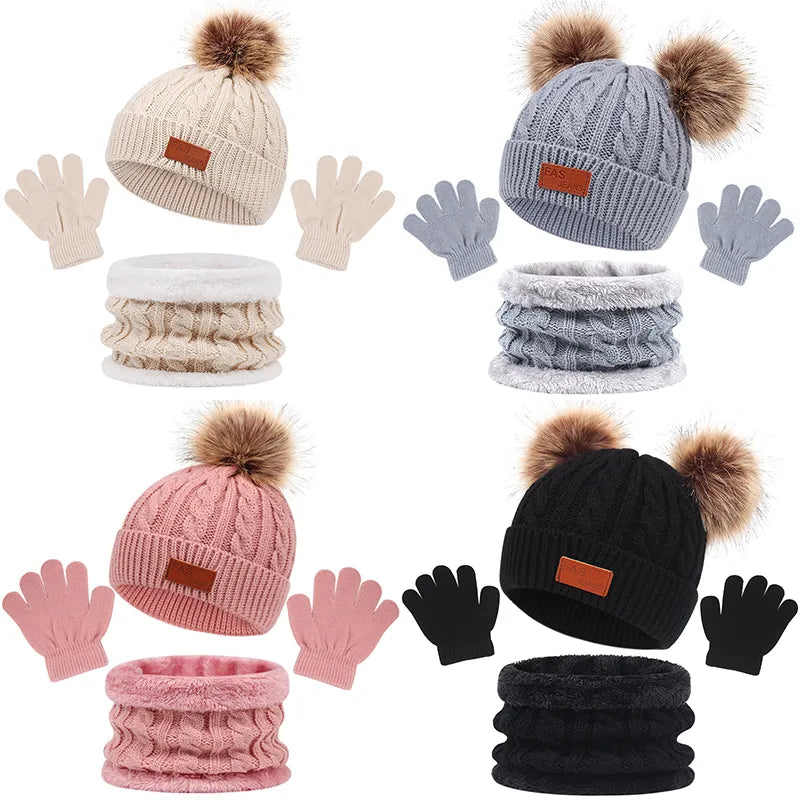 3 Pcs Winter Baby Set