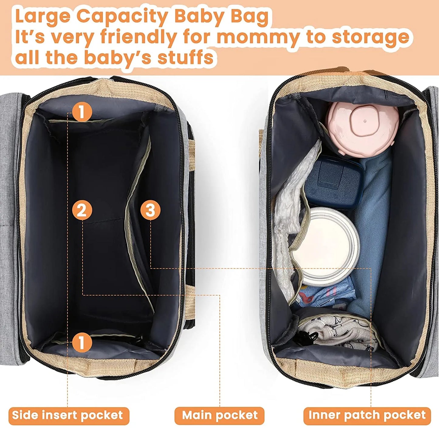 Folding Baby Bag/Bed