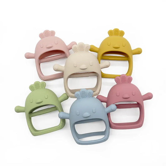 Soft Silicone Teether/Toy For Baby with grip