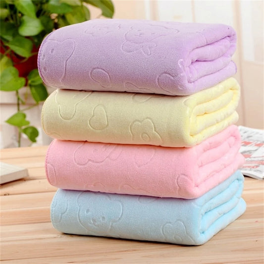 Baby Kids Bath Microfiber Towel