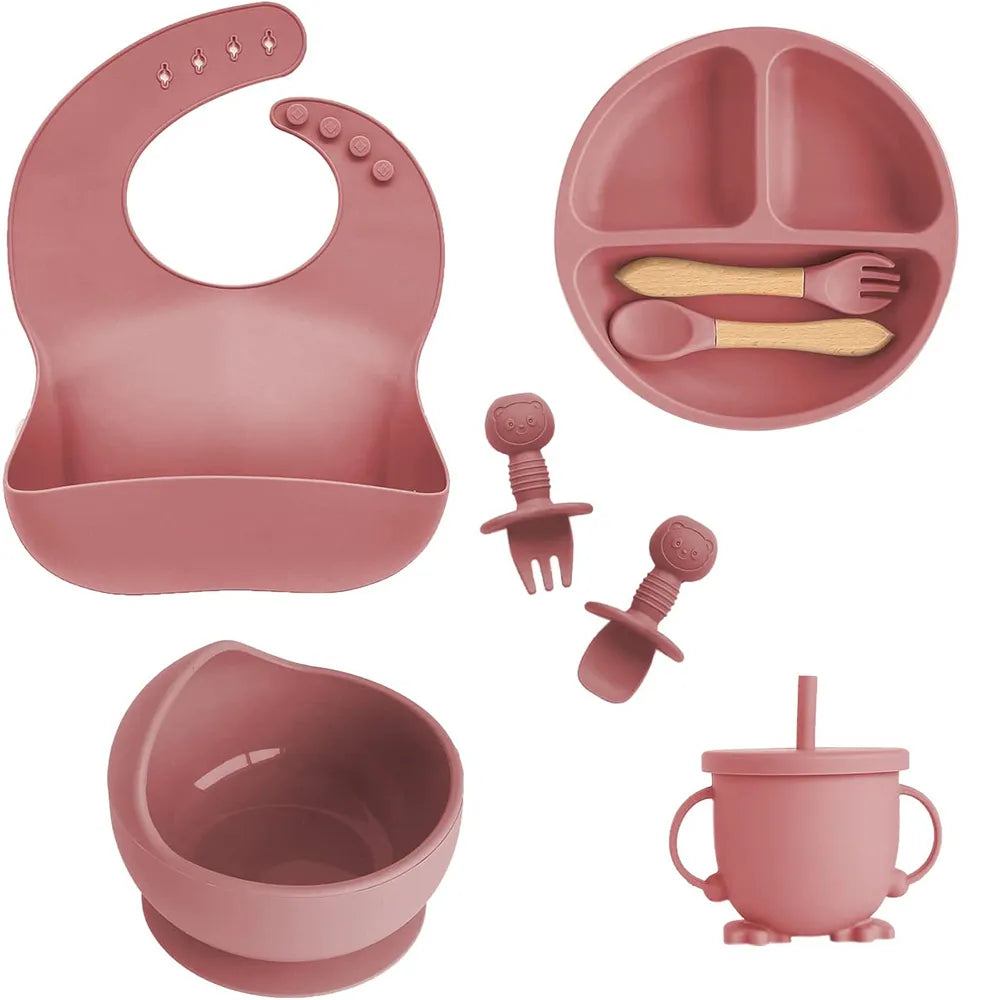 baby silicone Dish Set