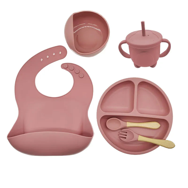 baby silicone Dish Set