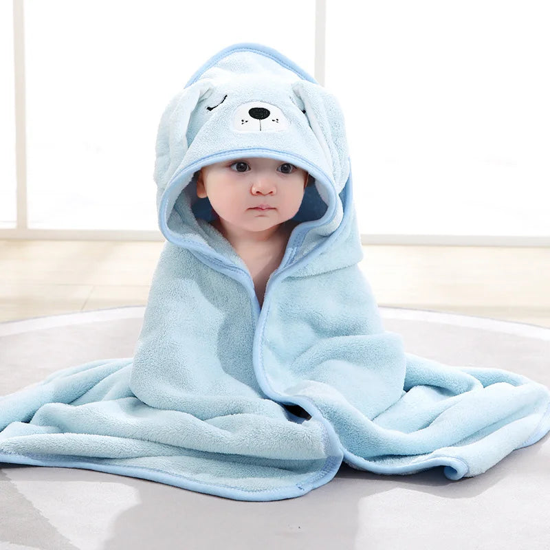 Animal hooded Baby Bath Towels