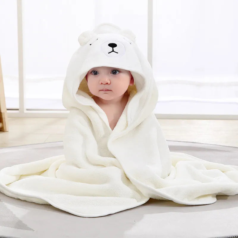 Animal hooded Baby Bath Towels