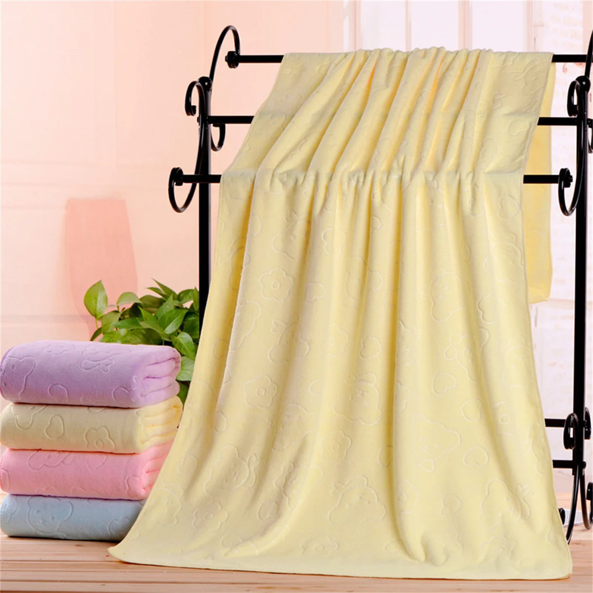 Baby Kids Bath Microfiber Towel